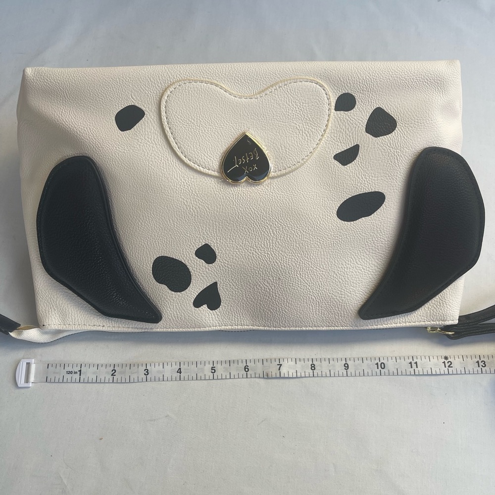 Betsey Johnson large clutch - wristlet zip new without tag - Picture 5 of 9